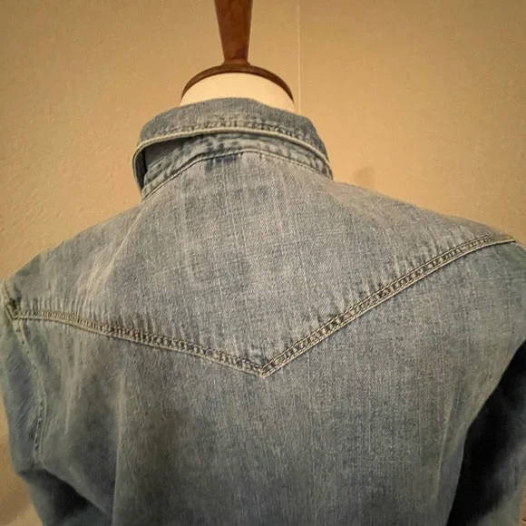 Zara Denim Shirt Size M - Picture 7 of 7